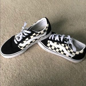 checkered vans